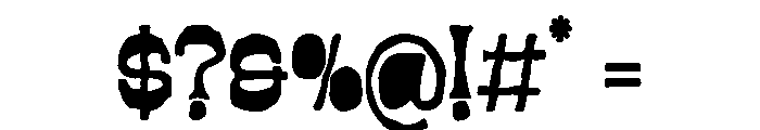 Fenómeno Vintage Font OTHER CHARS