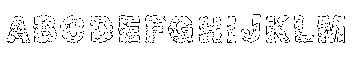 Fentanyl Font UPPERCASE