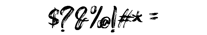 FestanyFreePersonalUse-Script Font OTHER CHARS