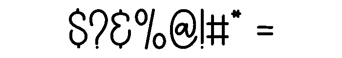 Festival Mood Font OTHER CHARS