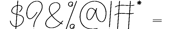 Festive Font OTHER CHARS