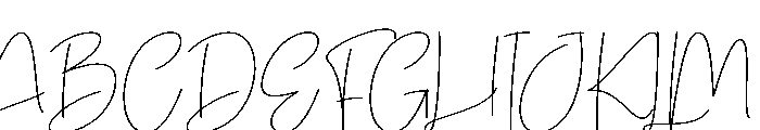 Festive Font UPPERCASE
