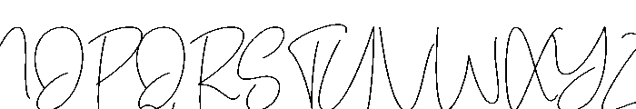 Festive Font UPPERCASE