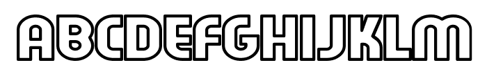 Feuerfeste Outline Normal Font LOWERCASE