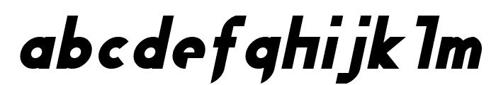Fewt Bold Italic Font LOWERCASE