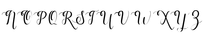 feeling Font UPPERCASE