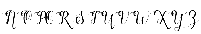 feeling Font UPPERCASE