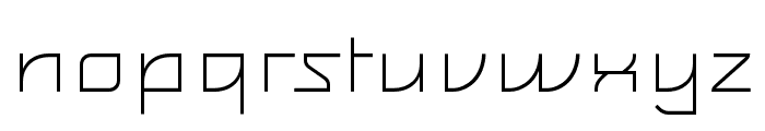 Feisar ExtraLight Font LOWERCASE