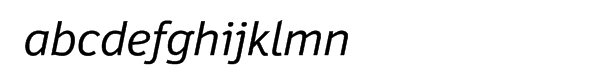 Felbridge Pro Italic Sample