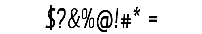 Feldspar-CondensedBold Font OTHER CHARS