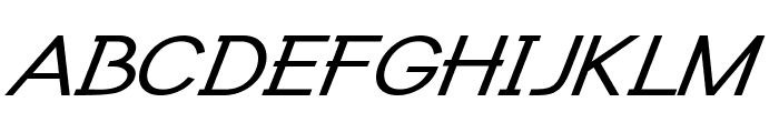 Feldspar-ExpandedItalic Font UPPERCASE