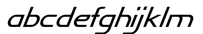 Feldspar-ExpandedItalic Font LOWERCASE