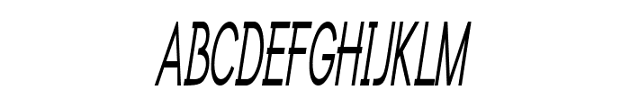 Feldspar-ExtracondensedItalic Font UPPERCASE