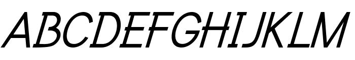 Feldspar-Italic Font UPPERCASE