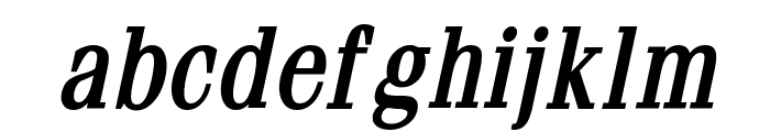 Feline Condensed BoldItalic Font LOWERCASE