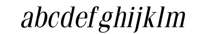 Feline Condensed Italic Font LOWERCASE