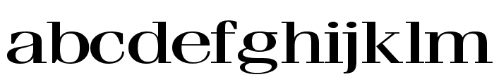 Feline Extended Normal Font LOWERCASE