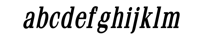 Feline Thin BoldItalic Font LOWERCASE