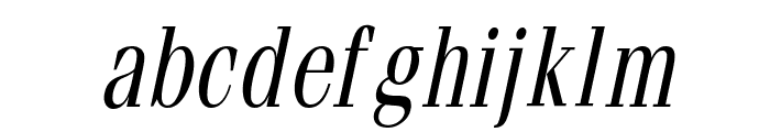 Feline Thin Italic Font LOWERCASE