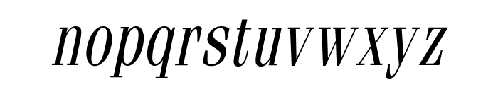 Feline Thin Italic Font LOWERCASE