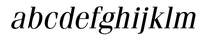 FeniceStd-Oblique Font LOWERCASE