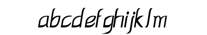 Ferris-CondensedItalic Font LOWERCASE