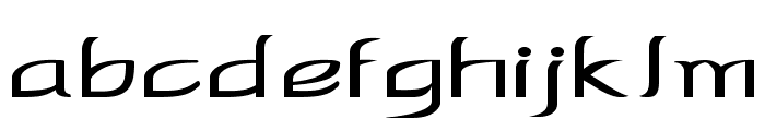 Ferris-ExpandedRegular Font LOWERCASE