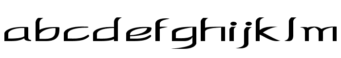 Ferris-ExtraexpandedRegular Font LOWERCASE