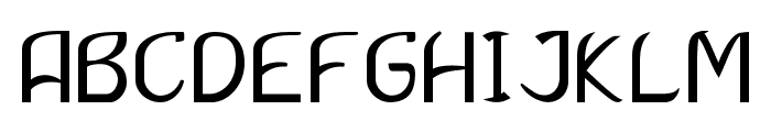 Ferris Font UPPERCASE