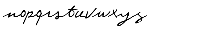 Federico Handwriting Regular Font LOWERCASE