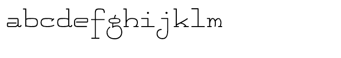 Feggolite Mono Regular Font LOWERCASE