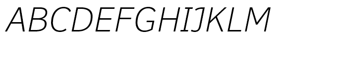 Felbridge Light Italic Font UPPERCASE