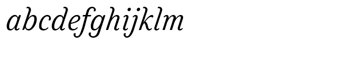 Felice Light Italic Font LOWERCASE