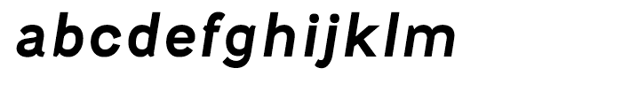 Fenwick Bold Italic Font LOWERCASE