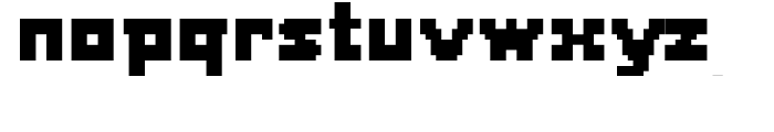 Fette Pixel Regular Font LOWERCASE