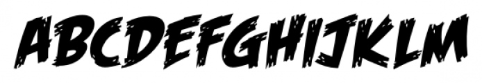 Feast Of Flesh BB Italic Font UPPERCASE