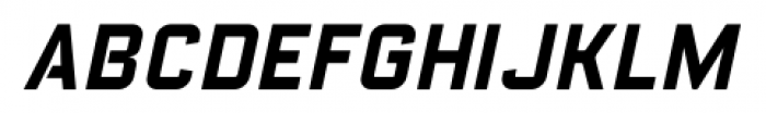 Febrotesk 4F Unicase Bold Italic Font UPPERCASE