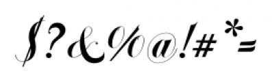 Felicita-1 Regular Font OTHER CHARS