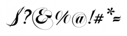 Felicita-Initial2 Regular Font OTHER CHARS