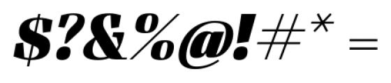 Felis Black Oblique Font OTHER CHARS
