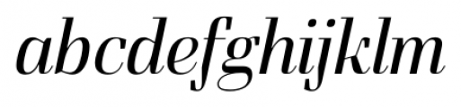 Felis Light Italic Font LOWERCASE