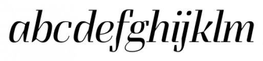 Felis Light Oblique Font LOWERCASE