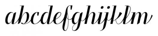 Felis Script Light Font LOWERCASE