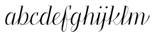 Felis Script Thin Font LOWERCASE