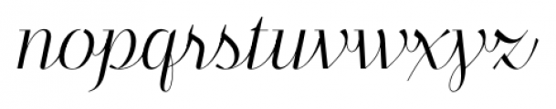 Felis Script Thin Font LOWERCASE