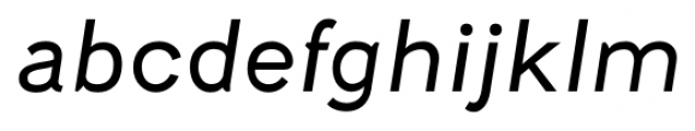 Fenwick Light Italic Font LOWERCASE