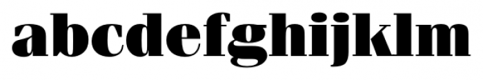 Ferrara Ultra Font LOWERCASE