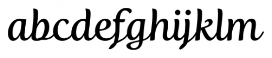 Fertigo Pro Script Regular Font LOWERCASE