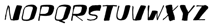 Festo Italic Font UPPERCASE