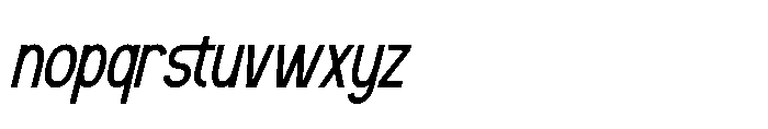 Feaqsta Italic Font LOWERCASE